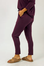 Rose Brown Bamboo Slouch Pants - SALE