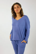 Blue Bamboo Slouch Top - FINAL SALE