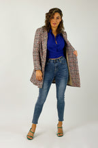 Cobalt Puff Sleeve Zhoush Shirt - SALE