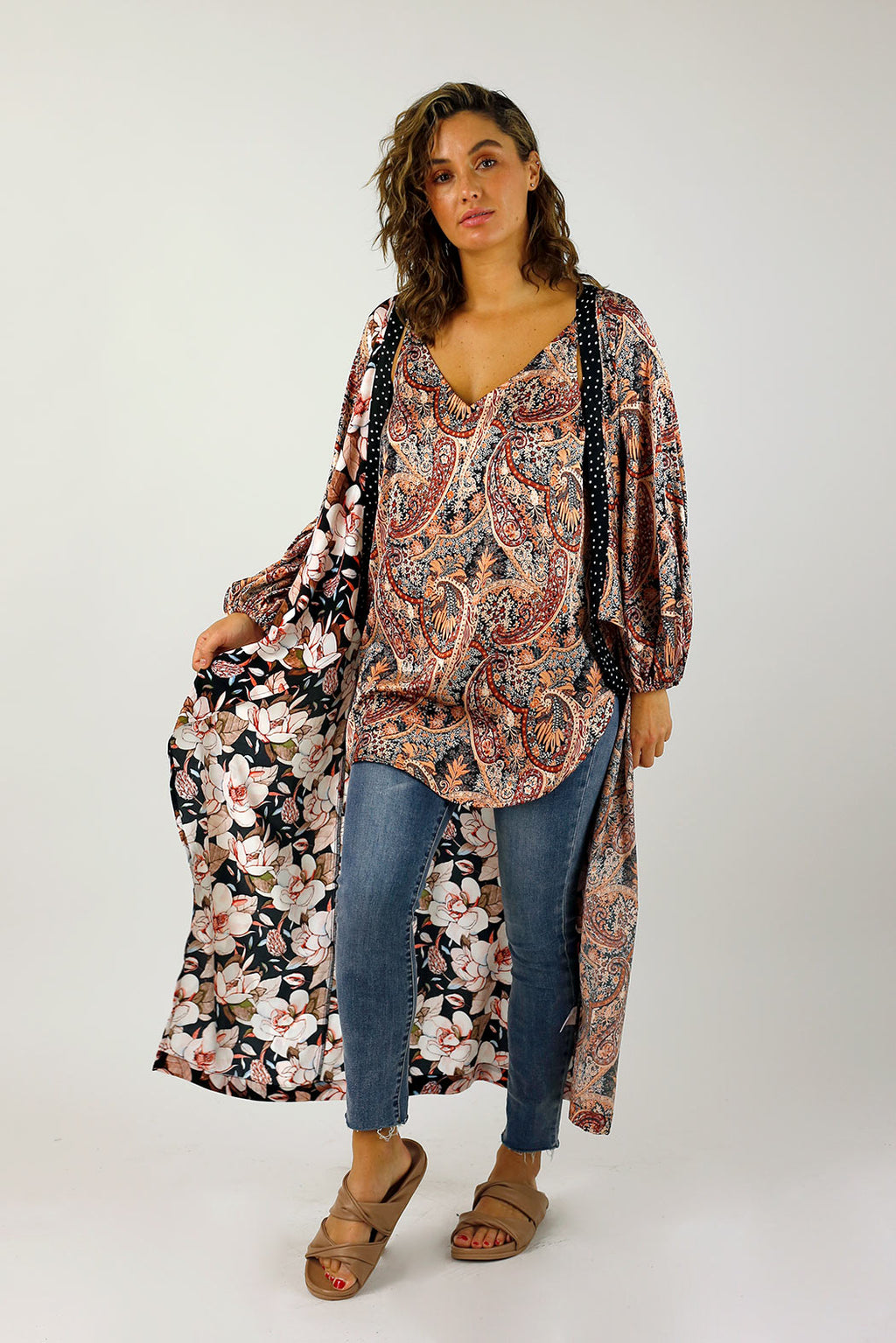 Tan Paisley Effortless Cami - SALE
