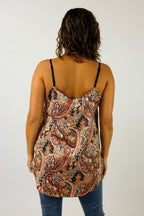 Tan Paisley Effortless Cami - SALE