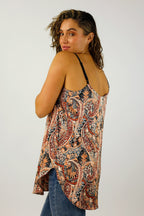 Tan Paisley Effortless Cami - SALE