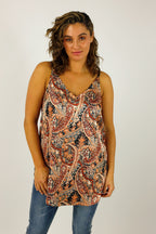 Tan Paisley Effortless Cami - SALE