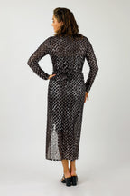 Copper Sequin Wrap Dress - FINAL SALE
