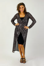Copper Sequin Wrap Dress - FINAL SALE