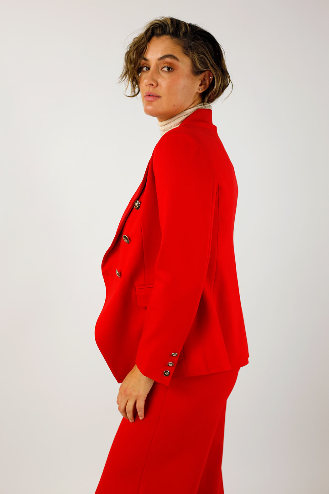Red Sisca Blazer - FINAL SALE