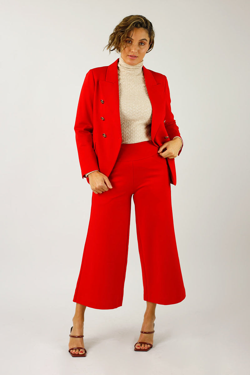 Red Ponte Culotte - FINAL SALE