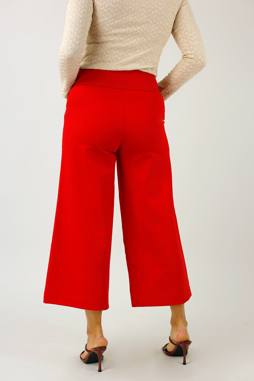 Red Ponte Culotte - FINAL SALE