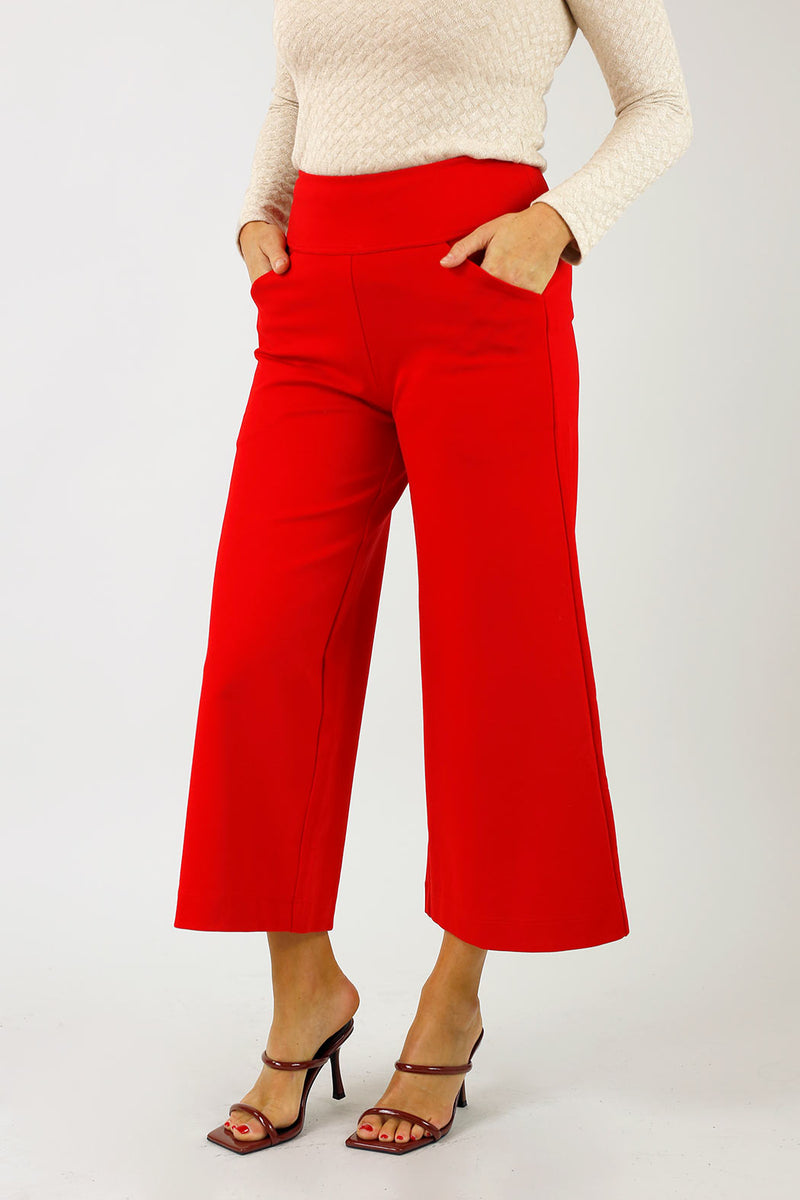 Red Ponte Culotte - FINAL SALE