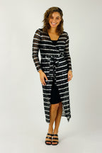Silver Sequin Wrap Dress - FINAL SALE