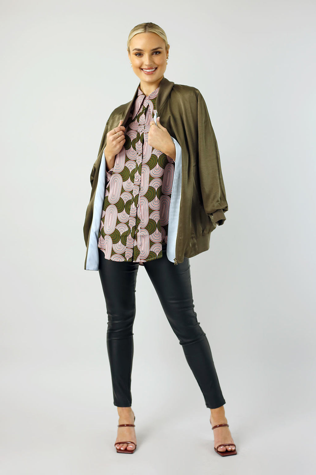 Black Waxed Slim Leg Jean - SALE