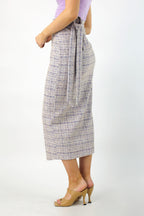 Lilac Stretch Wrap Skirt - FINAL SALE