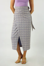 Lilac Stretch Wrap Skirt - FINAL SALE