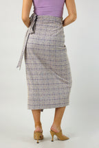 Lilac Stretch Wrap Skirt - FINAL SALE