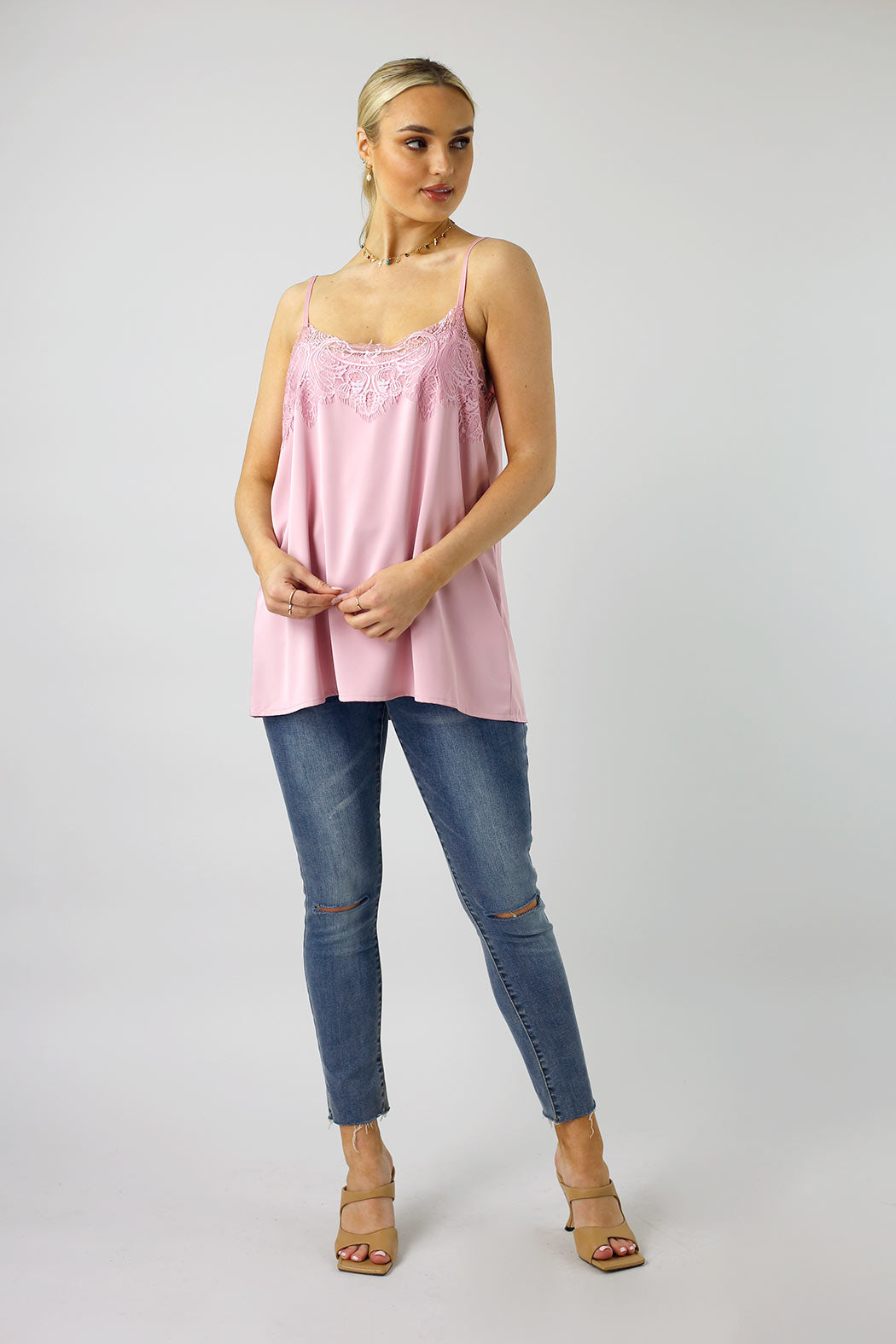 Pink Soft Touch Dainty Cami - SALE