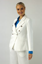 White Ponte Sisca Blazer - SALE