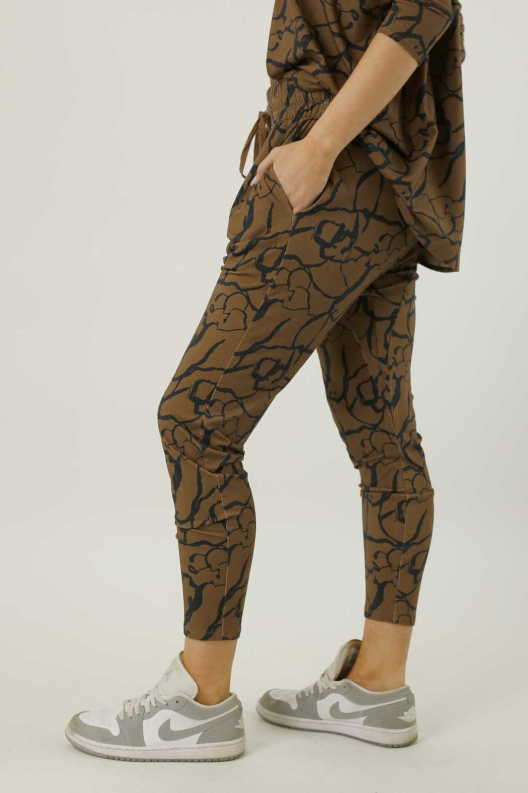 Mocha Bamboo Slouch Pants - FINAL SALE