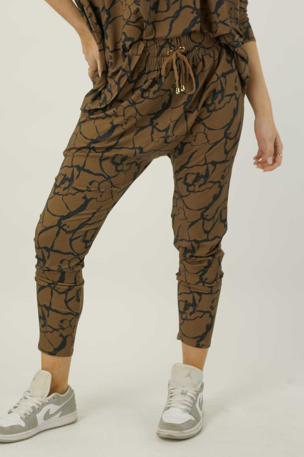 Mocha Bamboo Slouch Pants - FINAL SALE