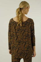 Mocha Bamboo Slouch Top - FINAL SALE
