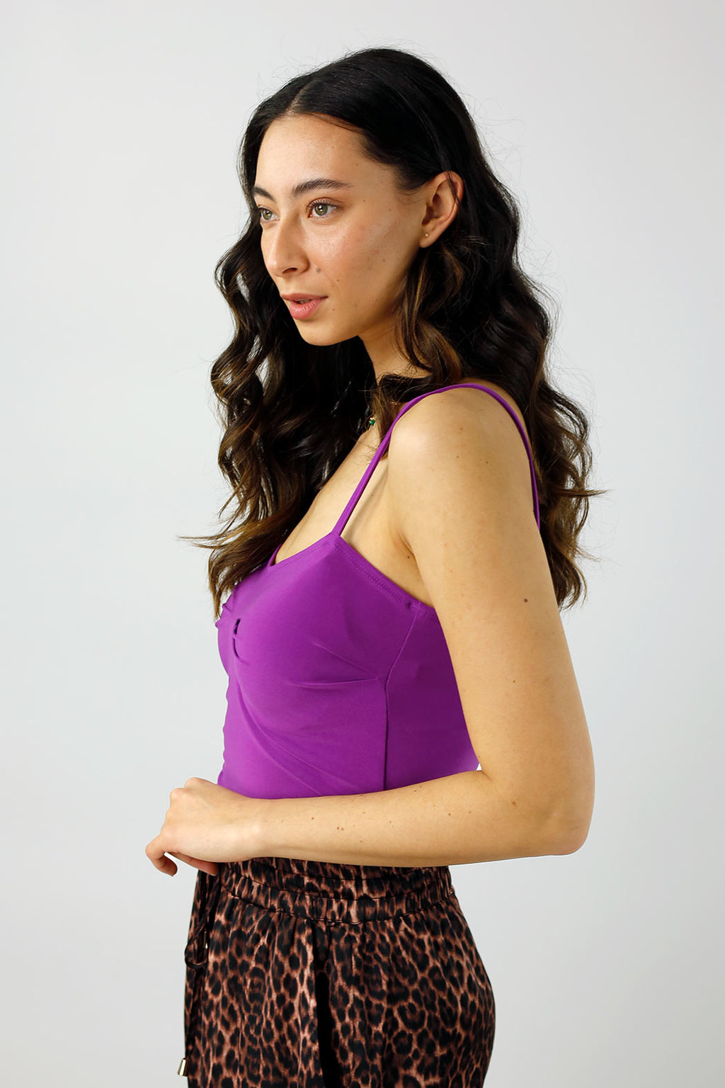 Magenta Jersey Princess Cami - Final Sale