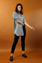 Stripe Silky Blake Shirt