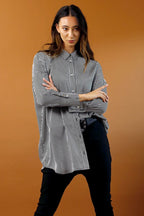 Stripe Silky Blake Shirt