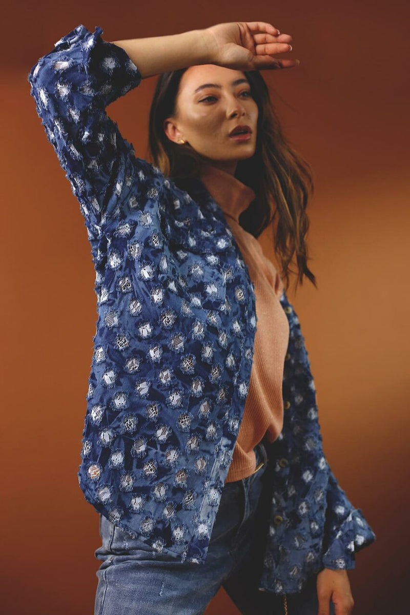 Lace Denim Jacket - SALE
