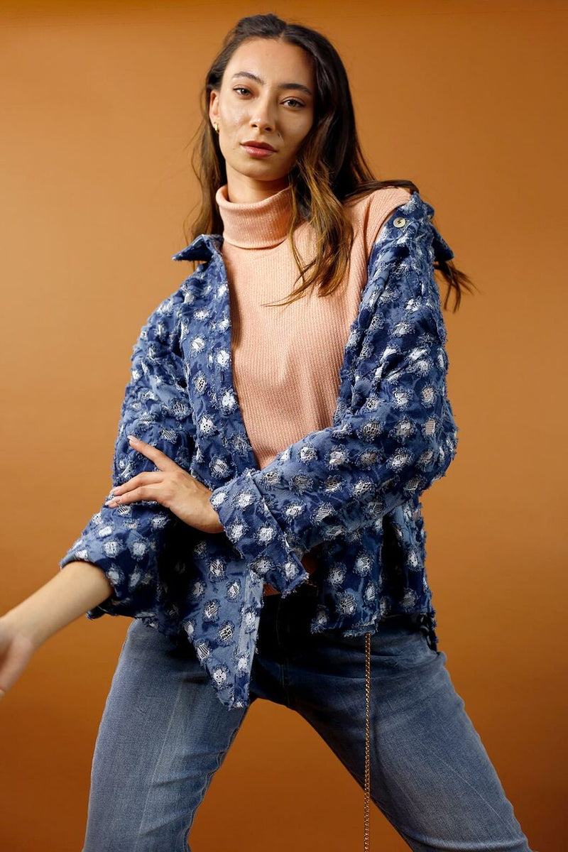 Lace Denim Jacket - SALE