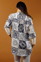 Grey Silky Andie Shirt - SALE