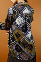 Khaki Silky Andie Shirt - SALE