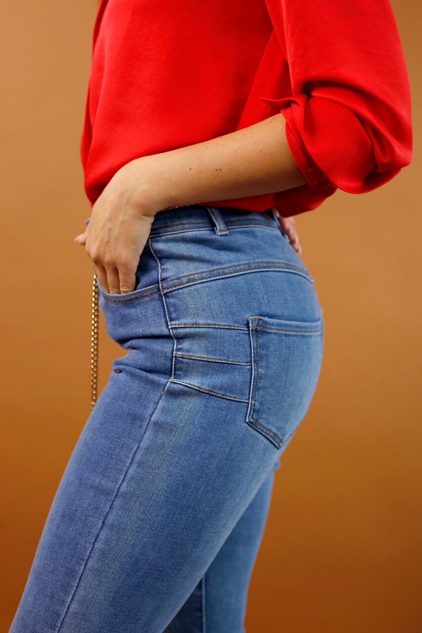 Chambray Booty Lift Jeans - FINAL SALE