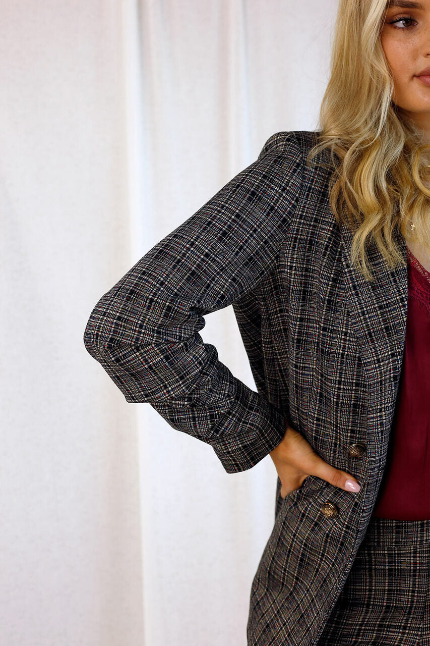 Multi Tuck Sleeve Blazer - SALE