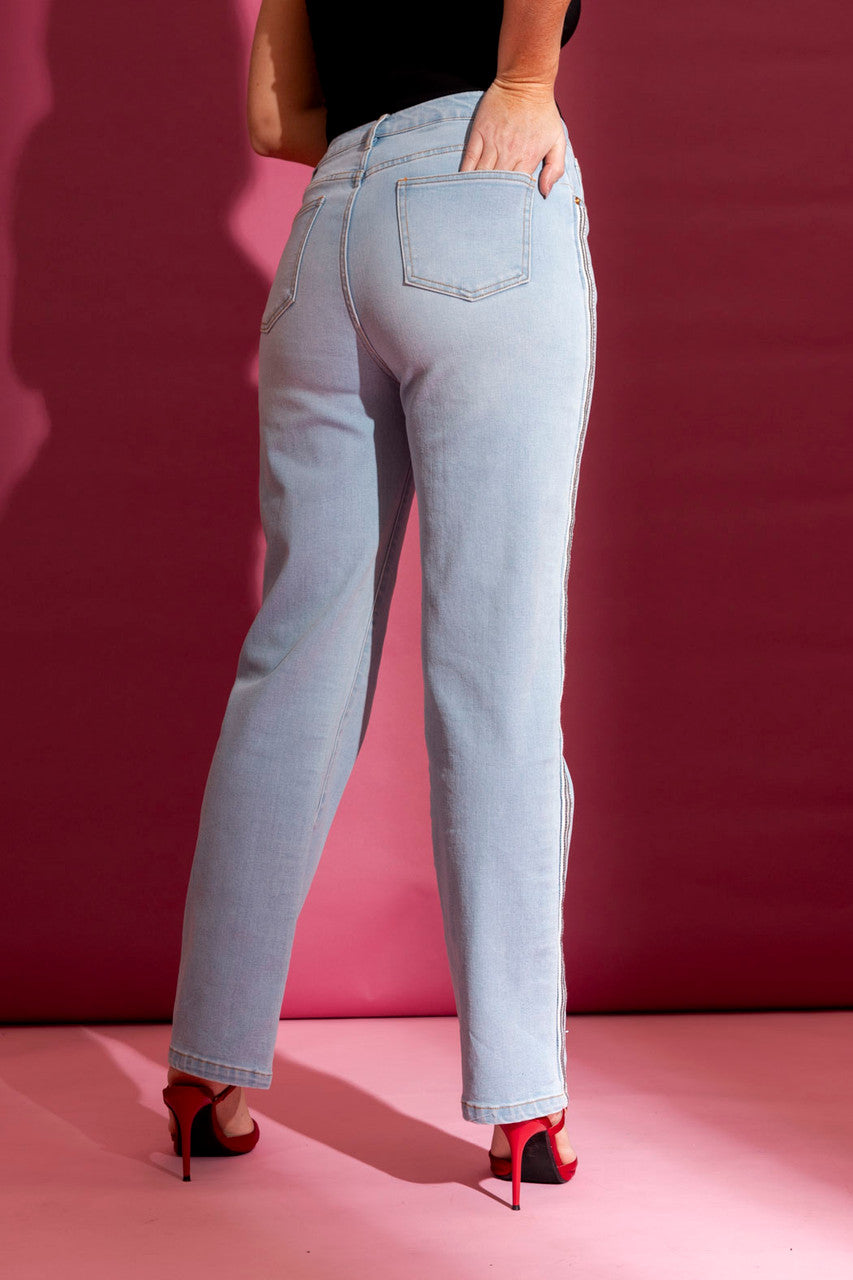 Light Denim Side Detail Jean