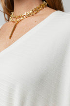 Long Gold Chain With Sphere Necklace S
