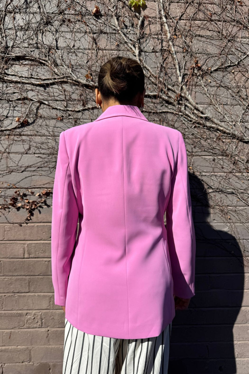 Pink Euro Pocket Blazer