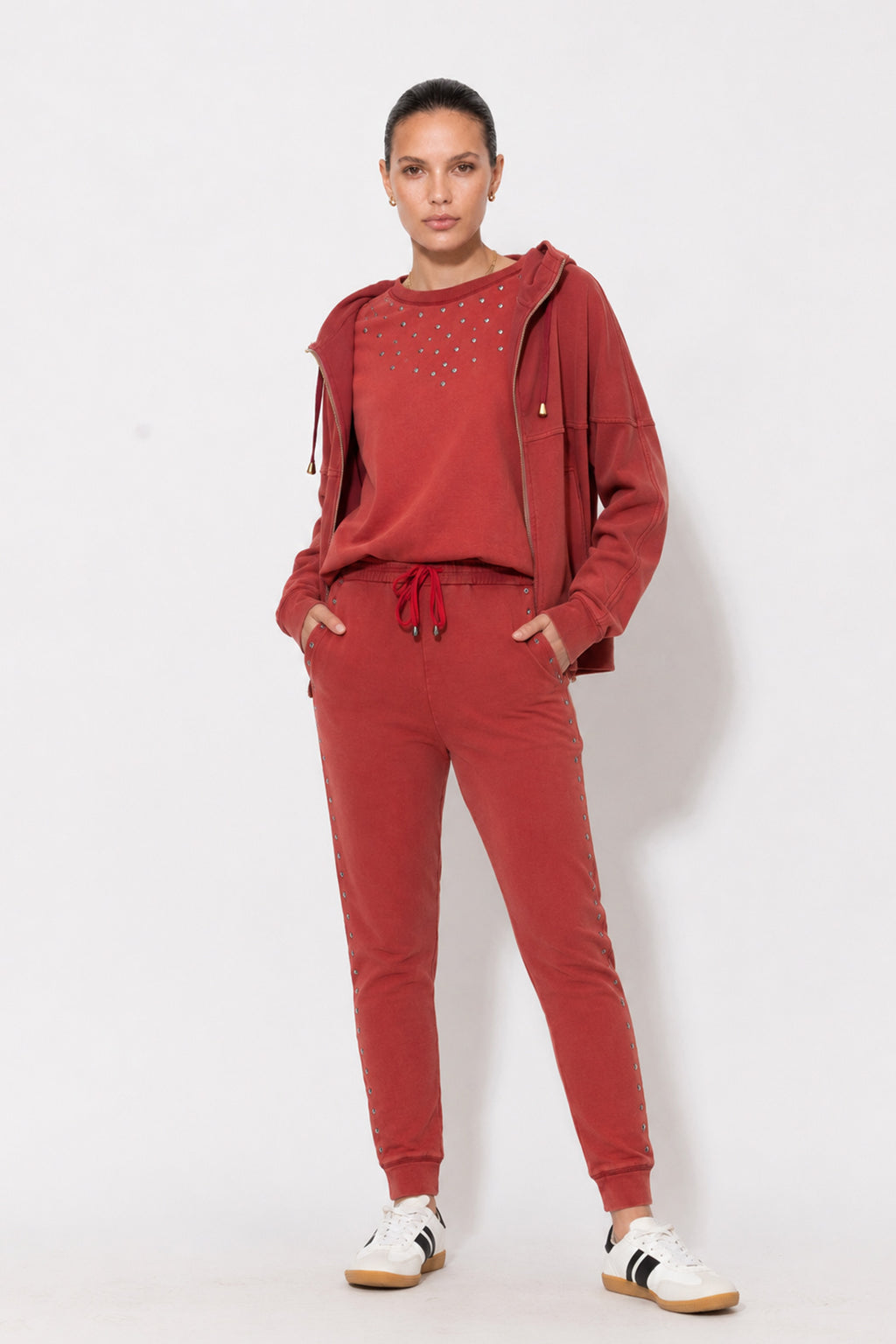 Red Rivet Windcheater