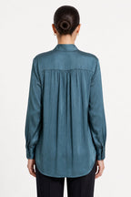 Teal Glow Cargo Blogger Shirt