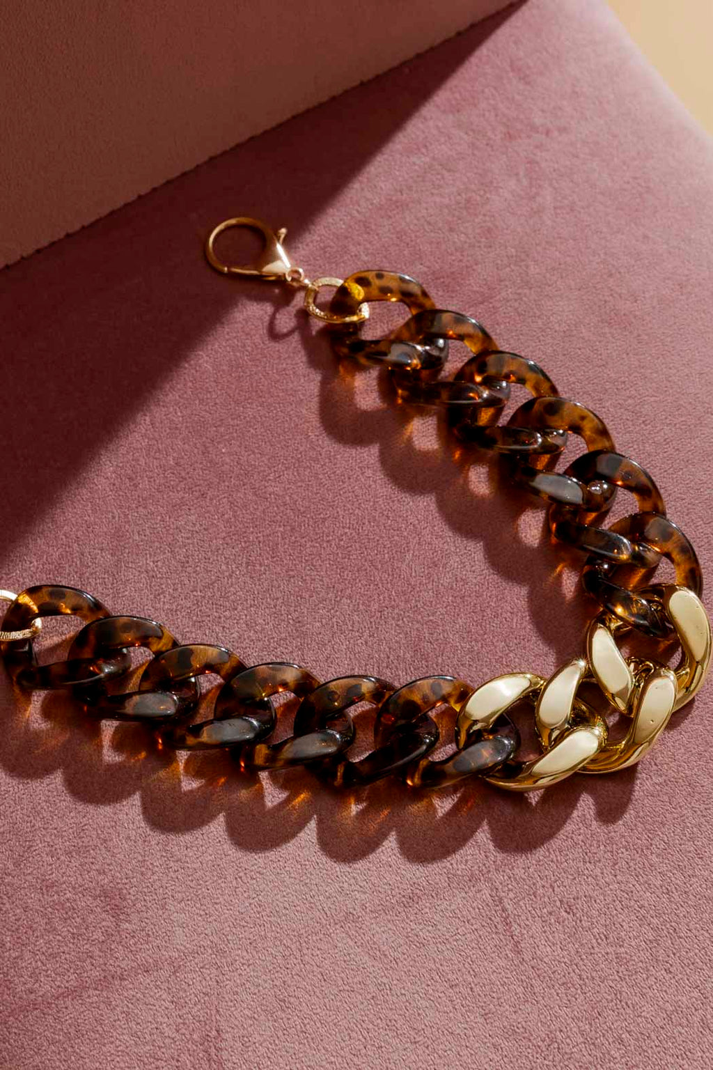 Tortoise Shell Chunky Necklace Tortoise O/S