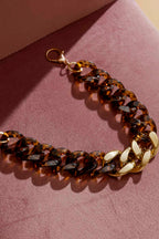 Tortoise Shell Chunky Necklace Tortoise O/S