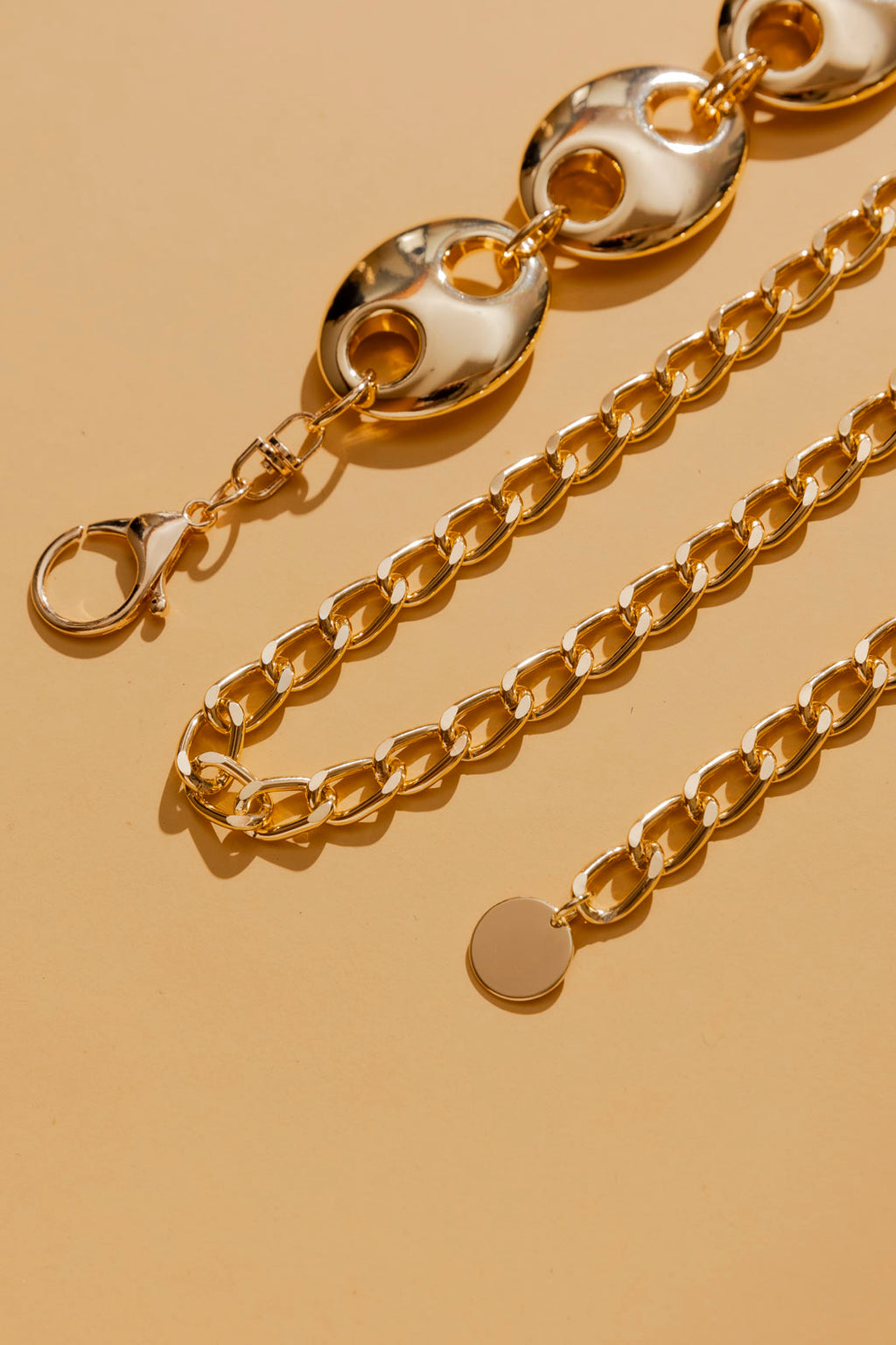 Gold Jumbo Link Belt
