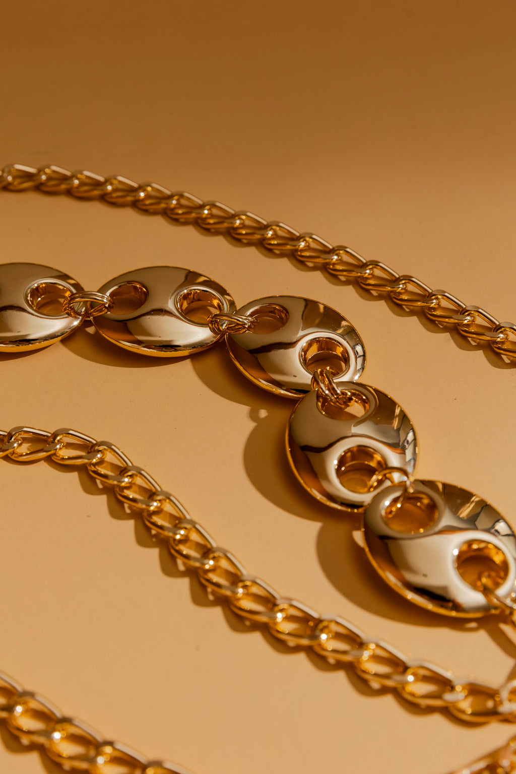 Gold Jumbo Link Belt