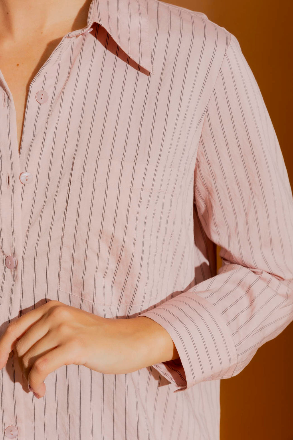 Pink Pinstripe Classic Shirt