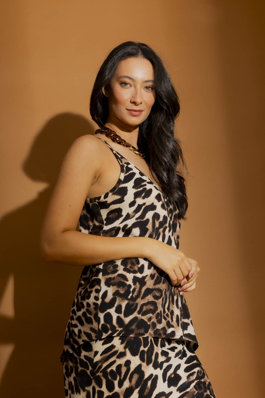 Cream Animal Bias Cami Cream Animal