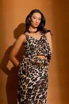 Cream Animal Bias Cami Cream Animal