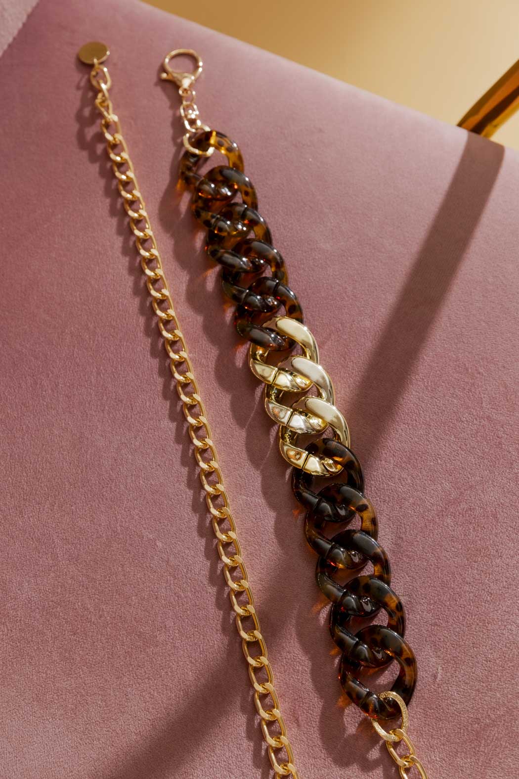 Tortoise Shell Chain Belt Tortoise O/S