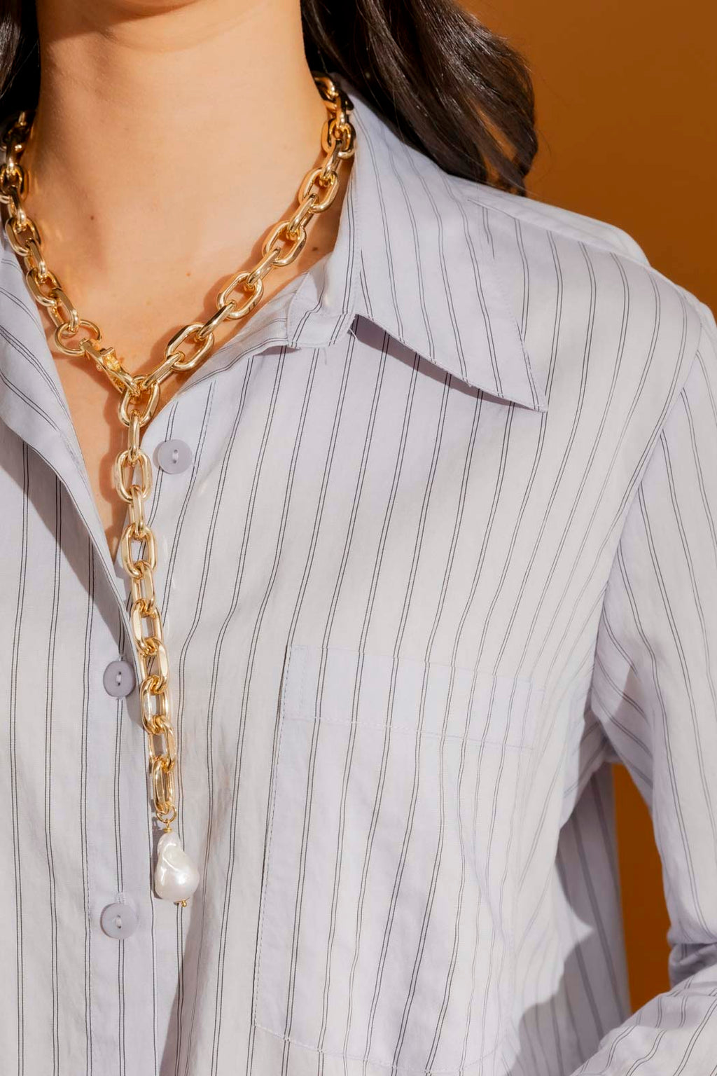Blue Pinstripe Classic Shirt
