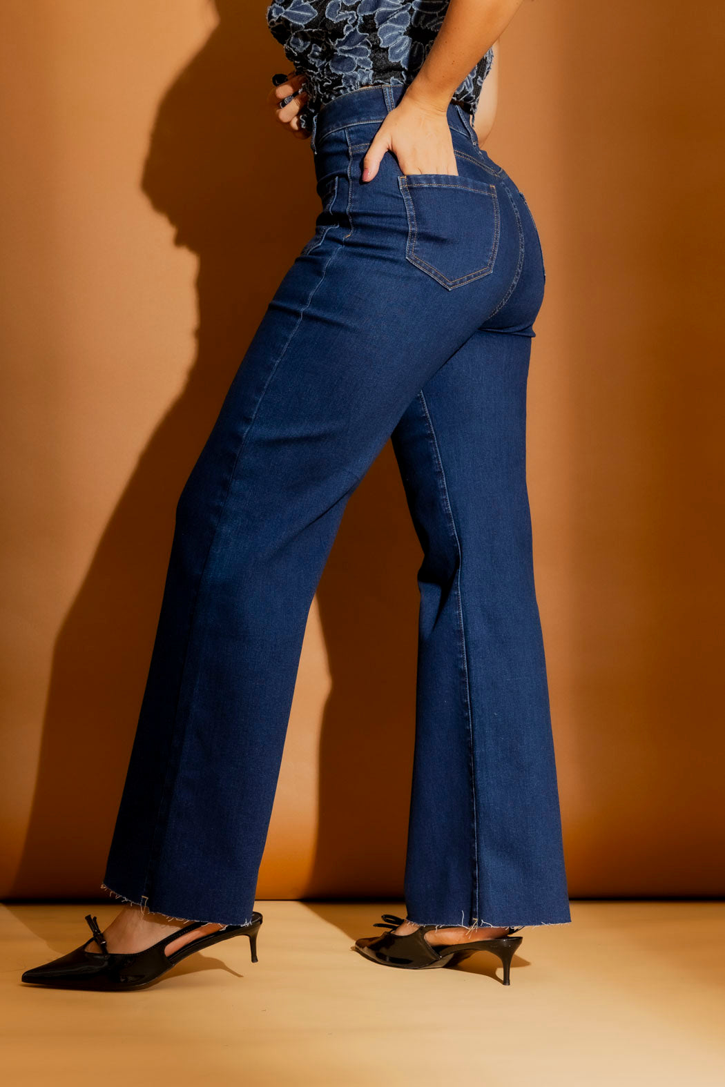 Dark Denim Stretch Pocket Jean Dark Denim