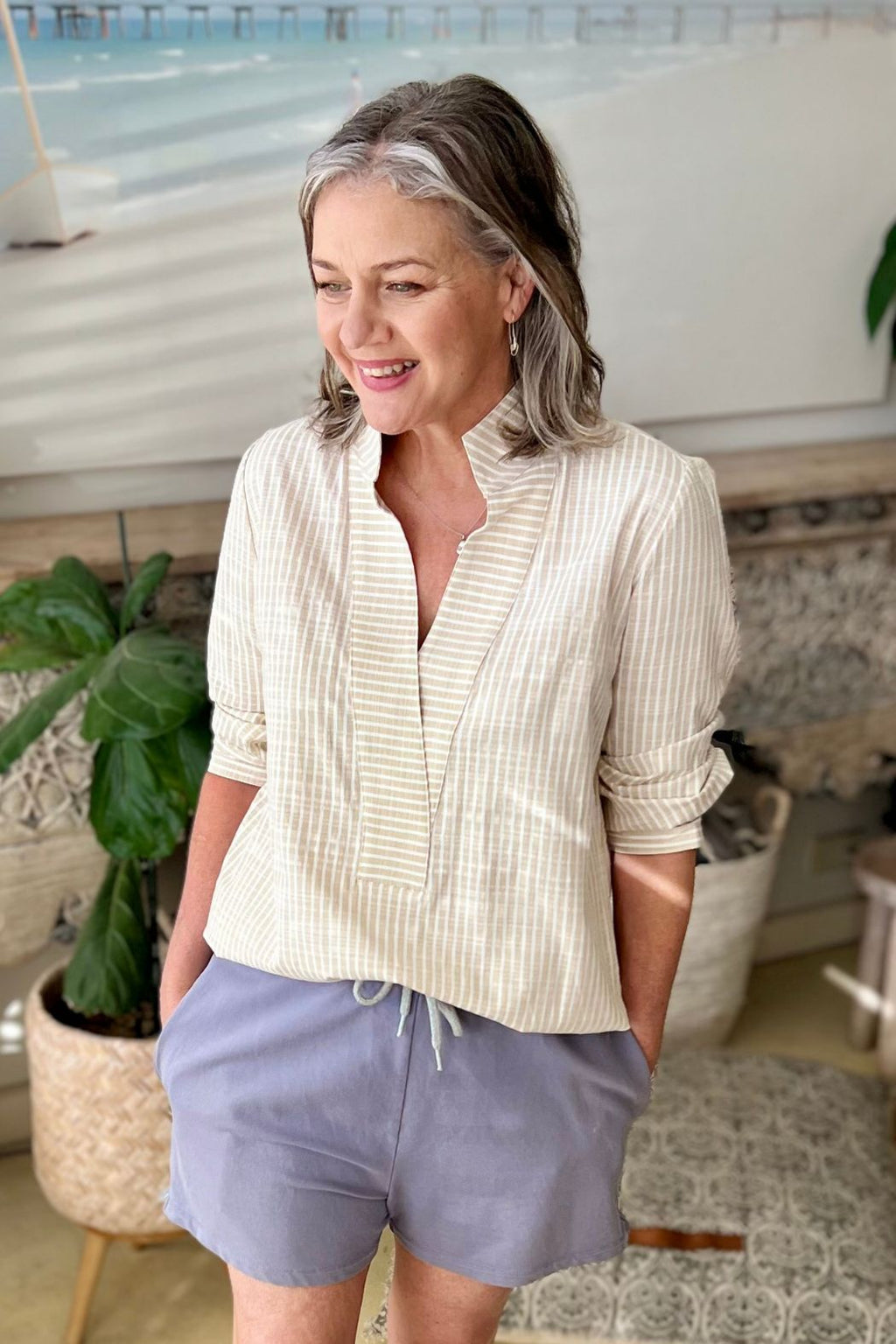 White Cotton Milan Blogger Shirt