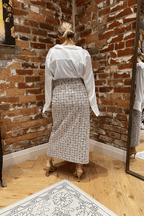 Pink Stretch Wrap Skirt - FINAL SALE