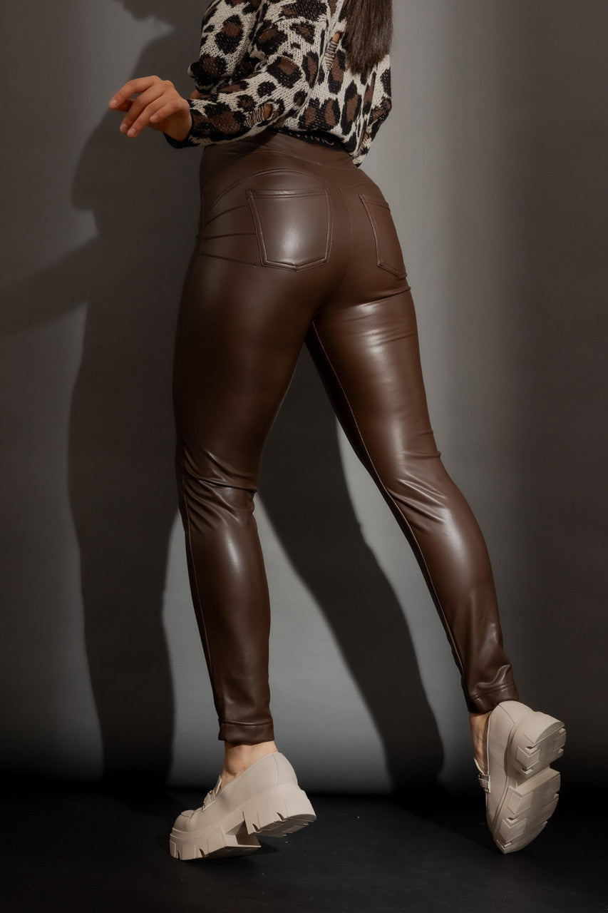 Chocolate Croc Coated Miracle Pants